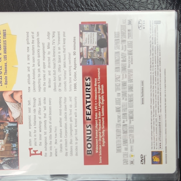 Factory Sealed Office Space DVD Widescreen Edition - Picture 3 of 6